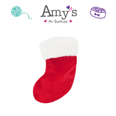 Cupid & Comet Christmas Cat Toy Stocking