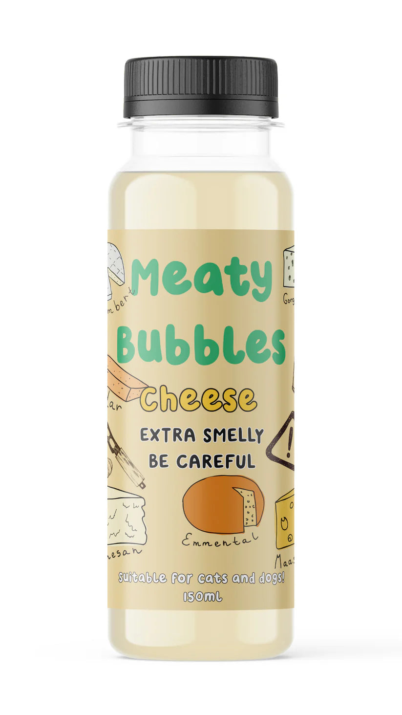 Meaty Bubbles Pet-Safe Flavoured Bubbles for Dogs & Cats