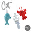 Ancol Sea Creatures Cat Toy 3 Pack