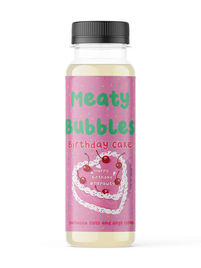 Meaty Bubbles Pet-Safe Flavoured Bubbles for Dogs & Cats