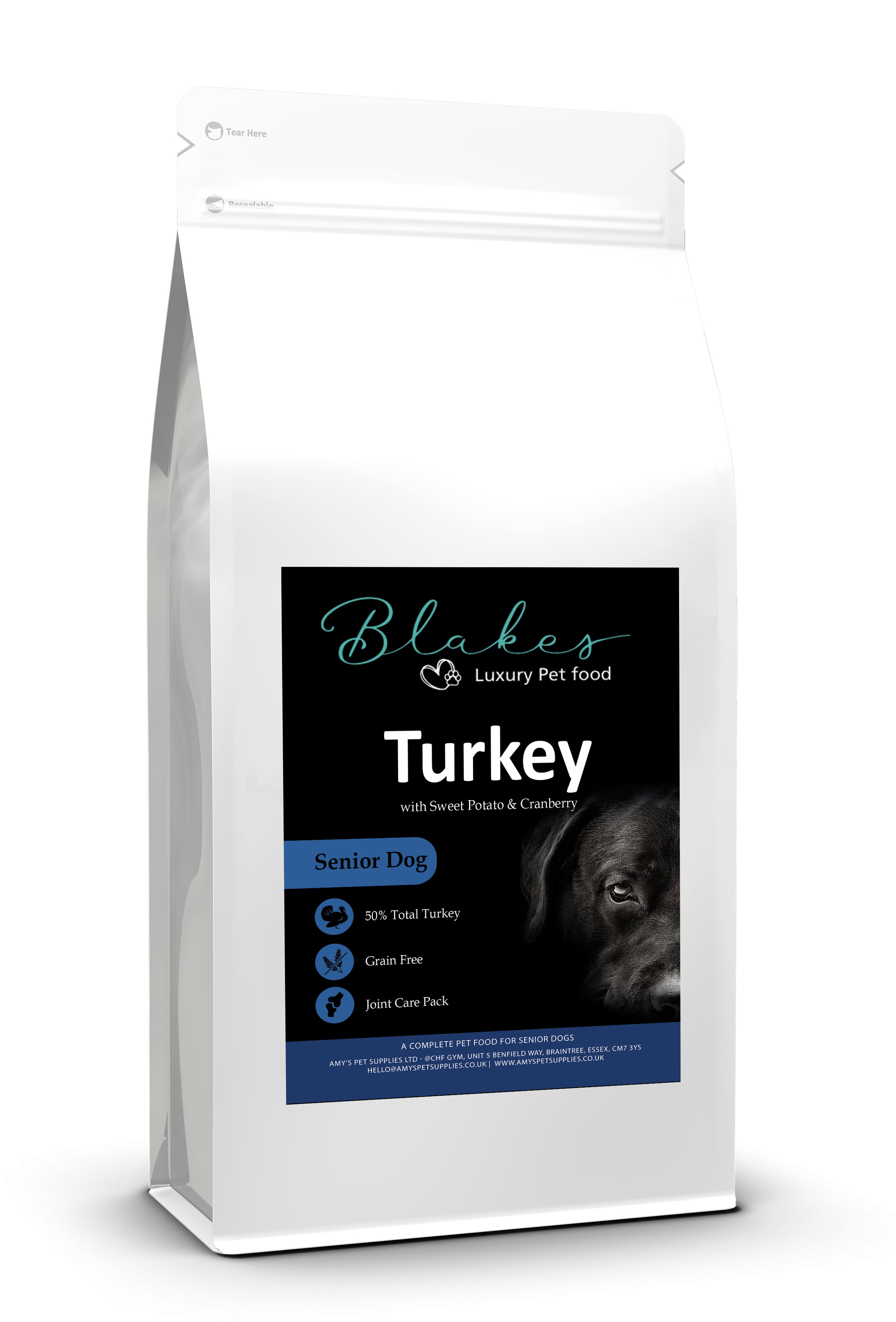 Blakes Senior Grain Free Dog Food Trout with Salmon