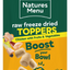 Nature’s Menu Freeze Dried Toppers Chicken With Fruit & Veg For Dogs 15g